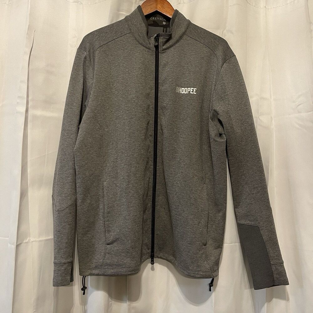 Greyson Full Zip Sequoia Jacket Golf Men's Size XL Gray Pullover Hoopee